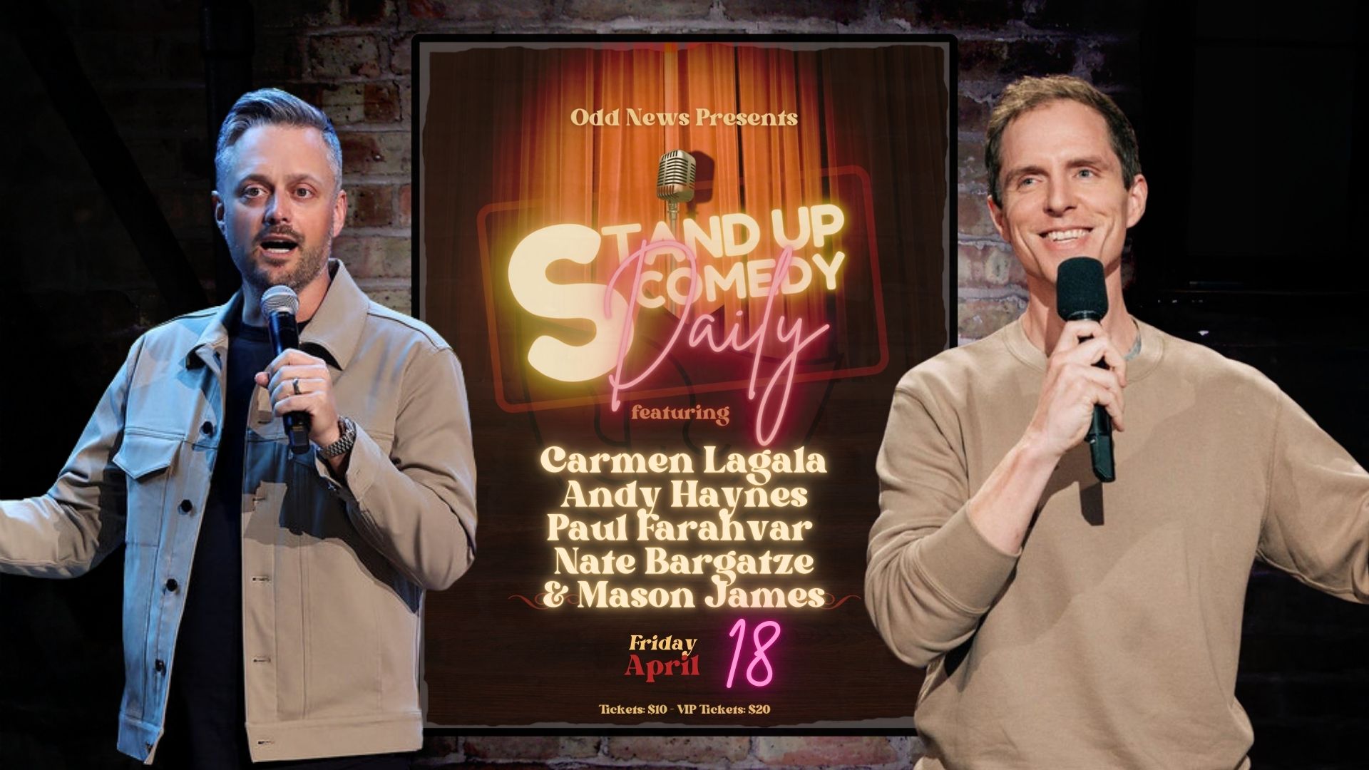 Daily Laughs From the World of Standup (4/18)