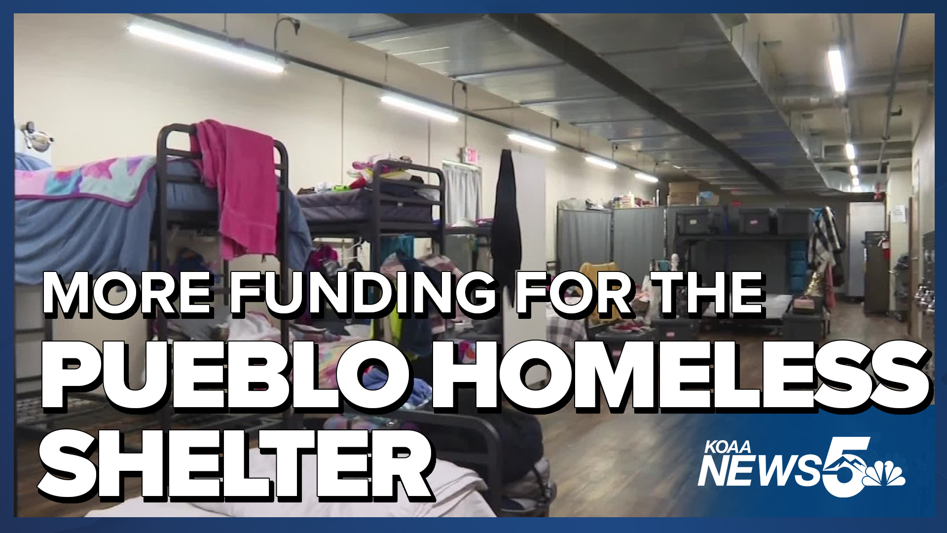The Pueblo Homeless Shelter is receiving more funding from the city