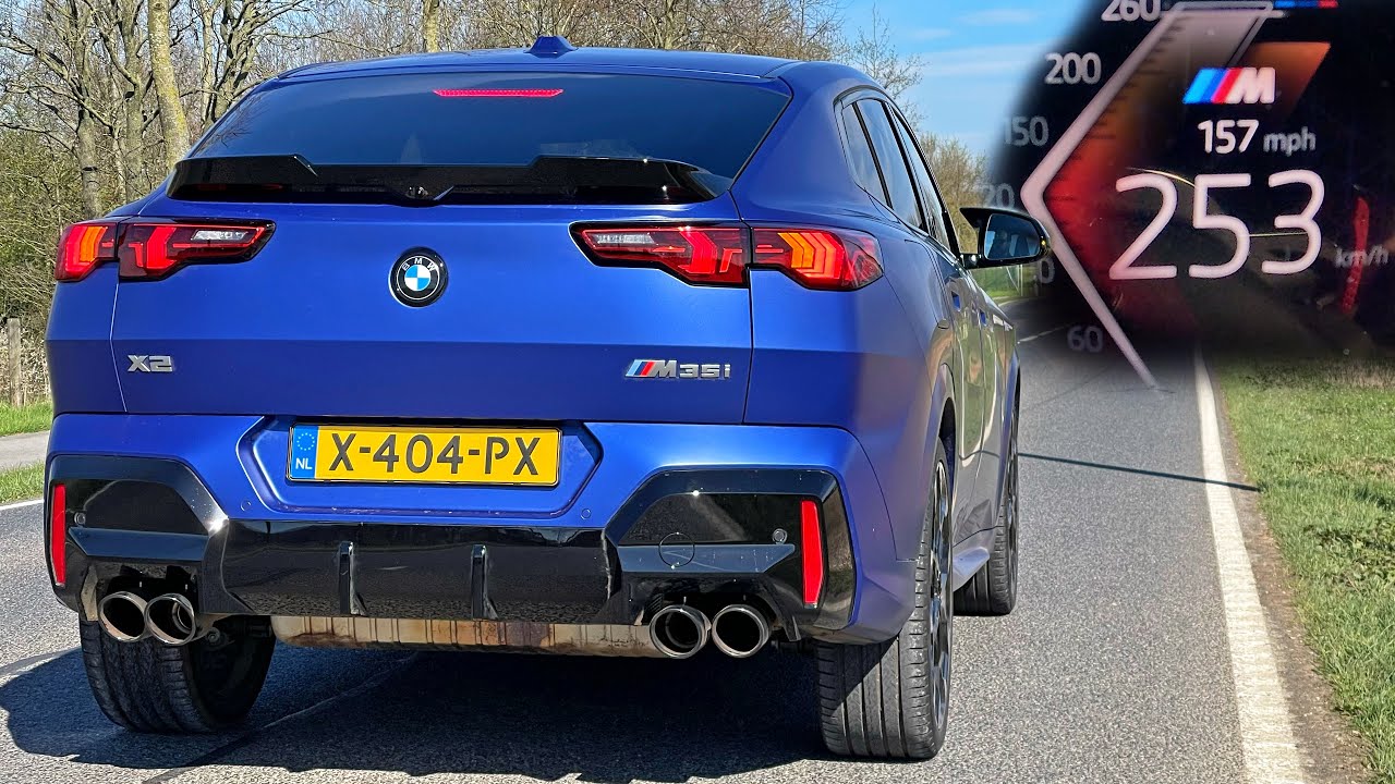 2024 BMW X2 M35i | 0–250 KM/H POV-Beschleunigung + Auspuffsound