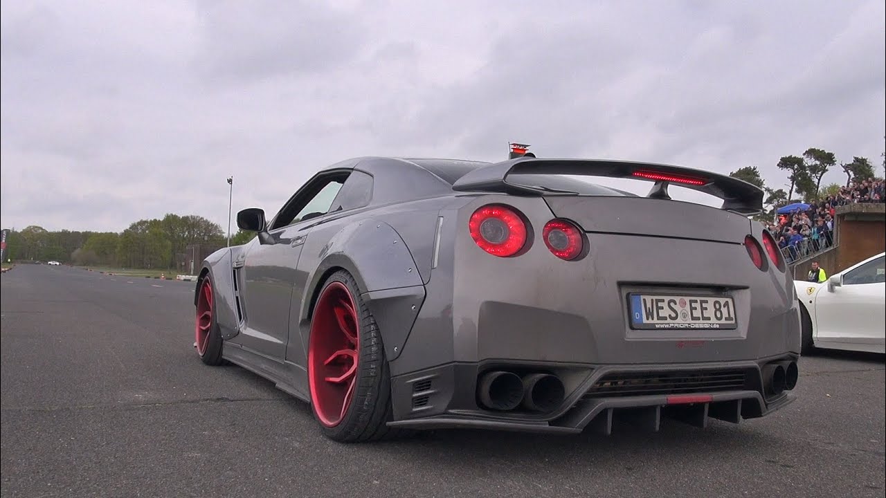 Nissan GT-R R35 – Straight Pipes & brutaler Sound auf der Straße!