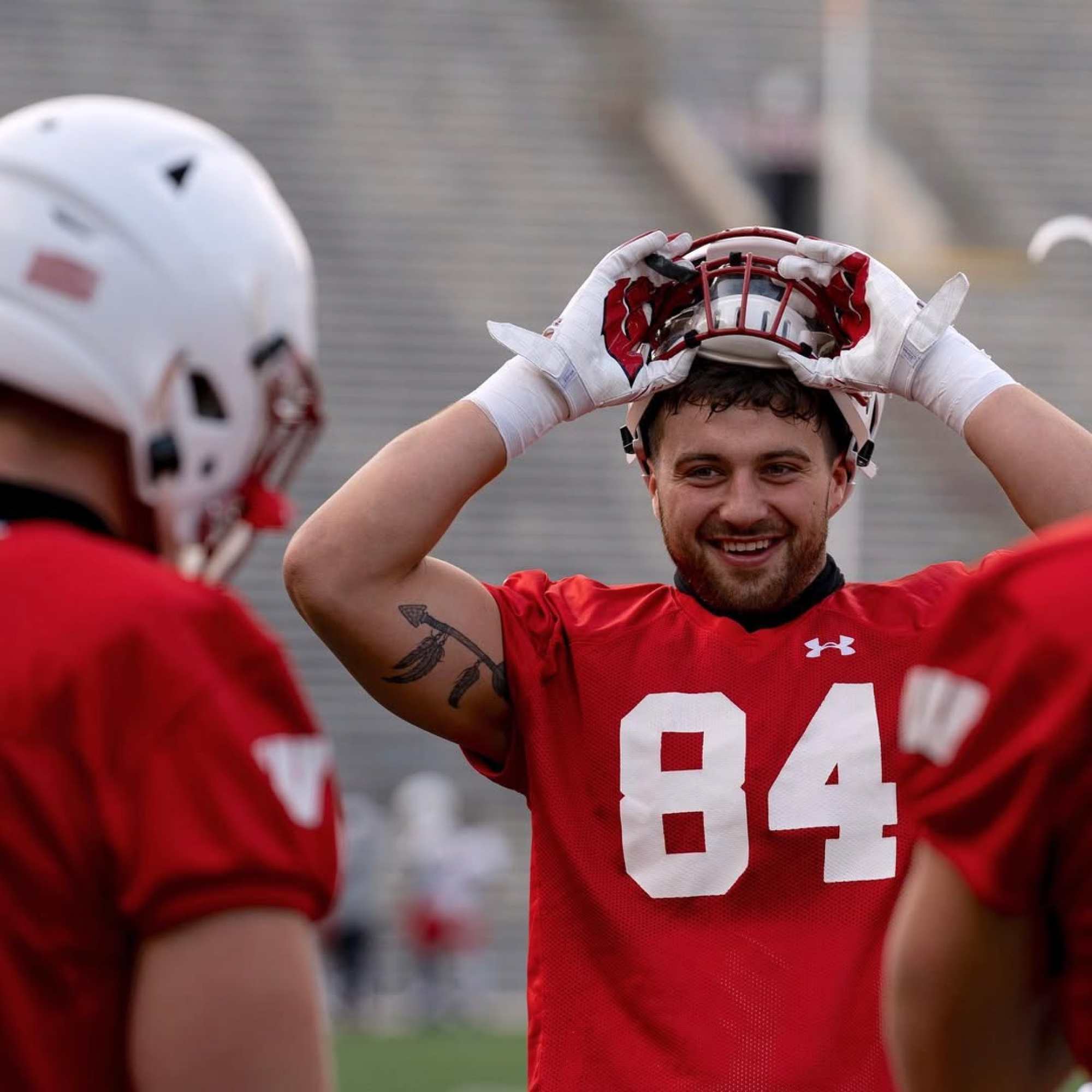 Jake Ferguson plays tight end for the Dallas Cowboys. Photo: @jakeferg84/Instagram