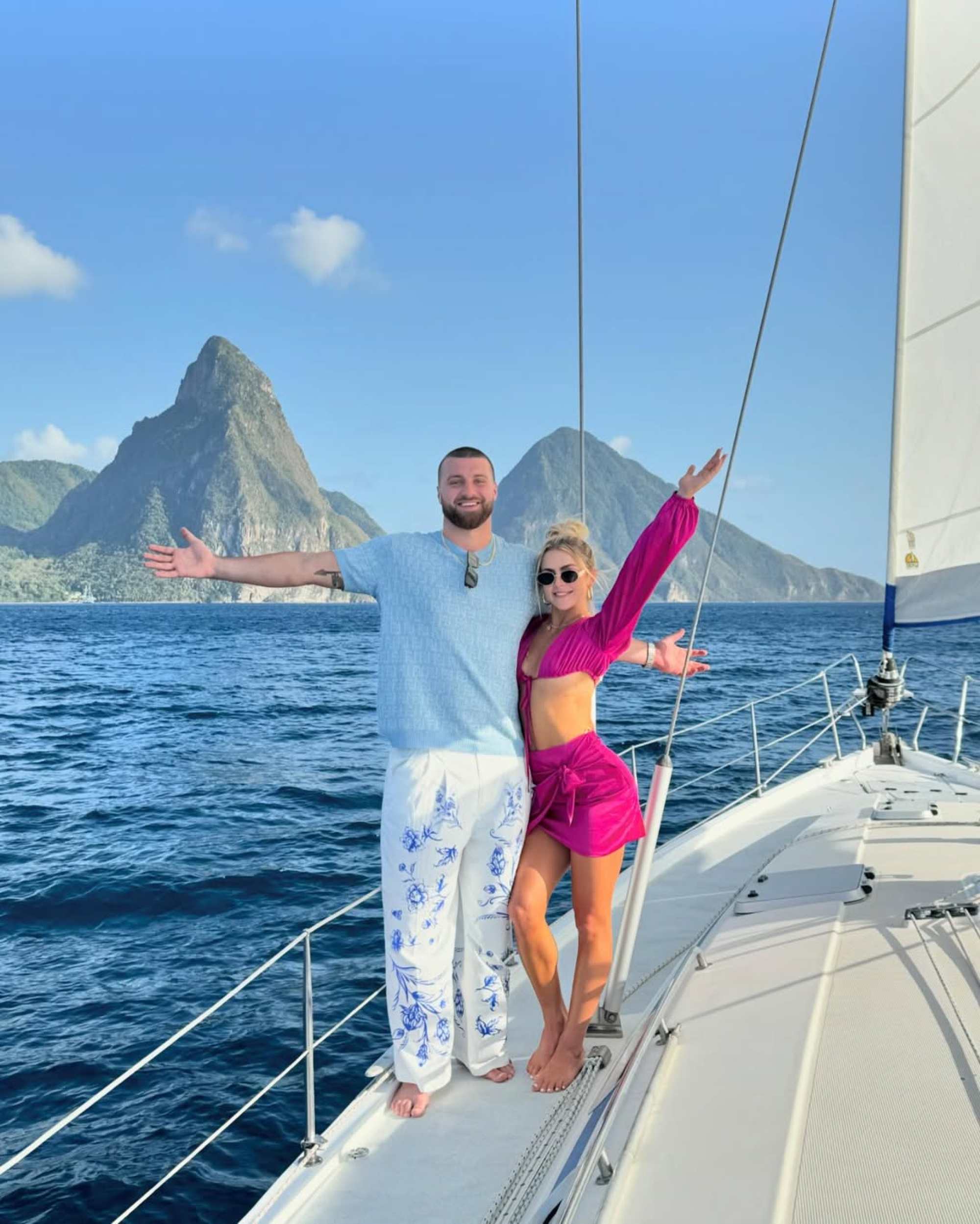 Jake Ferguson is dating influencer Haley Cavinder. Photo: @jakeferg84/Instagram