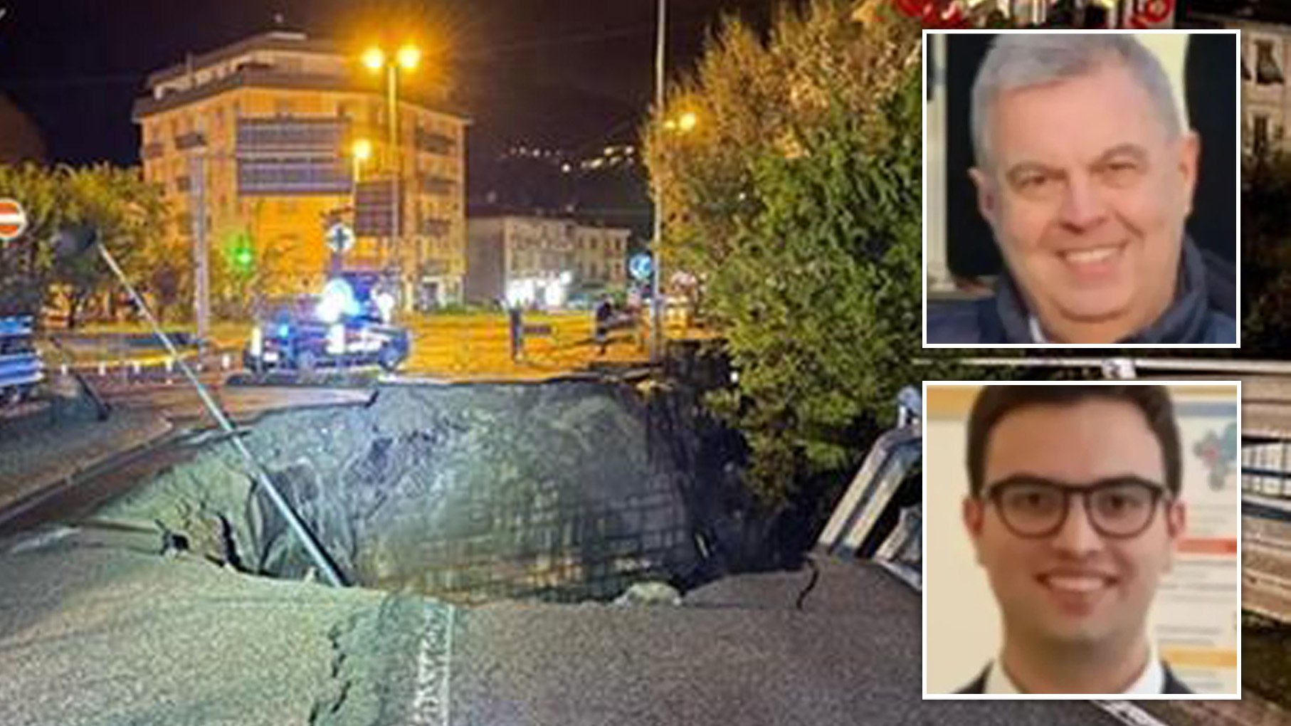 Dad and son killed after sinkhole swallows up their car and washes it