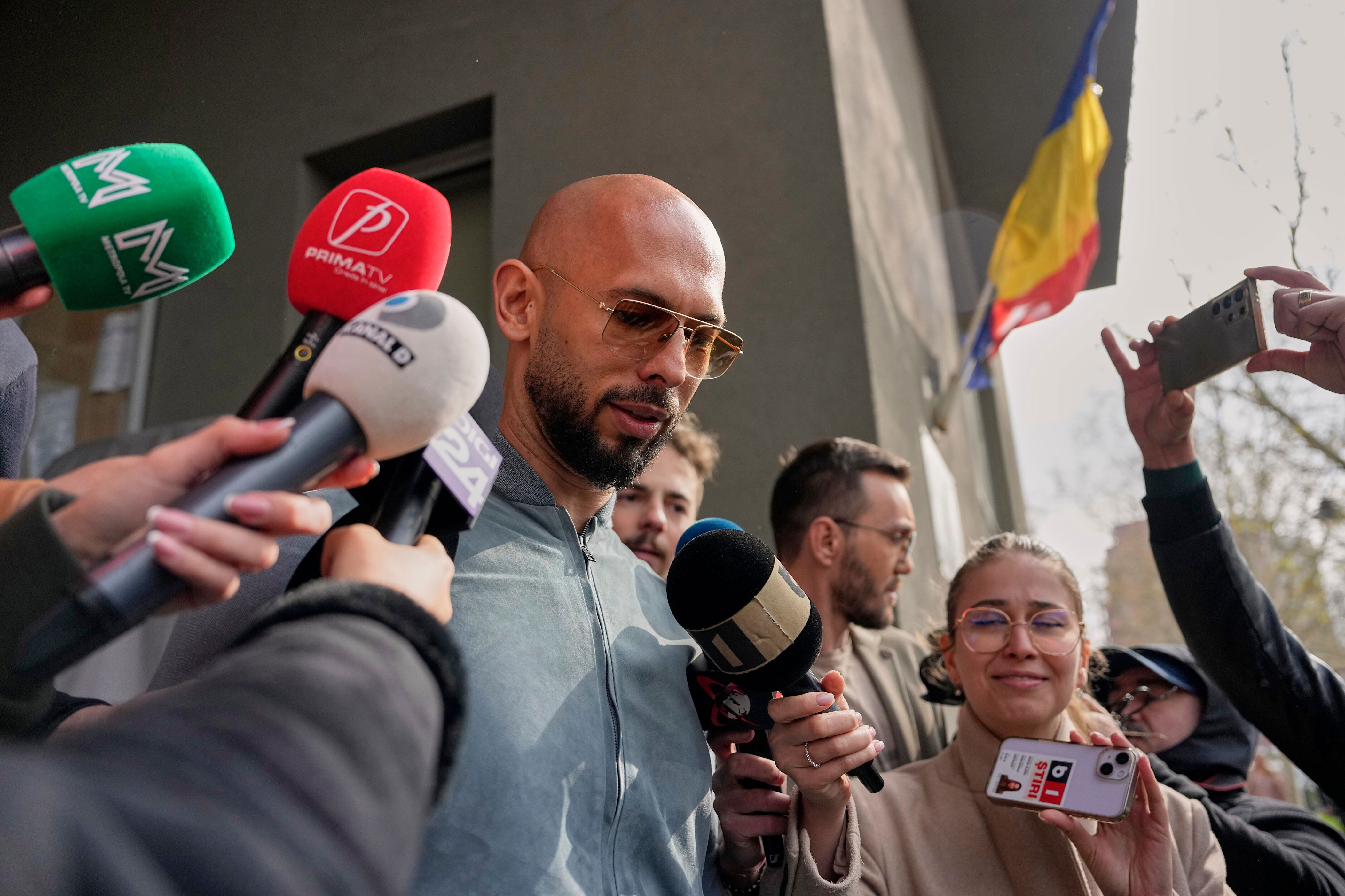 Influencer Andrew Tate is a self-described misogynist (AP)