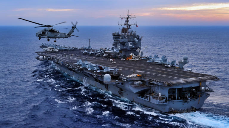 Star Trek’s George Takei watched aircraft carrier USS Enterprise run ...