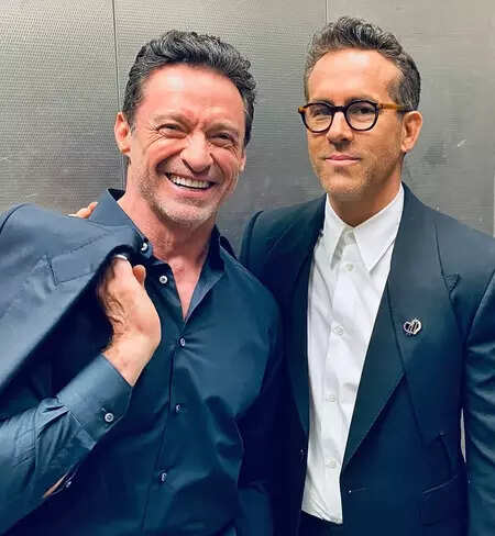 Hugh Jackman tosses a verbal grenade at Ryan Reynolds just as Blake