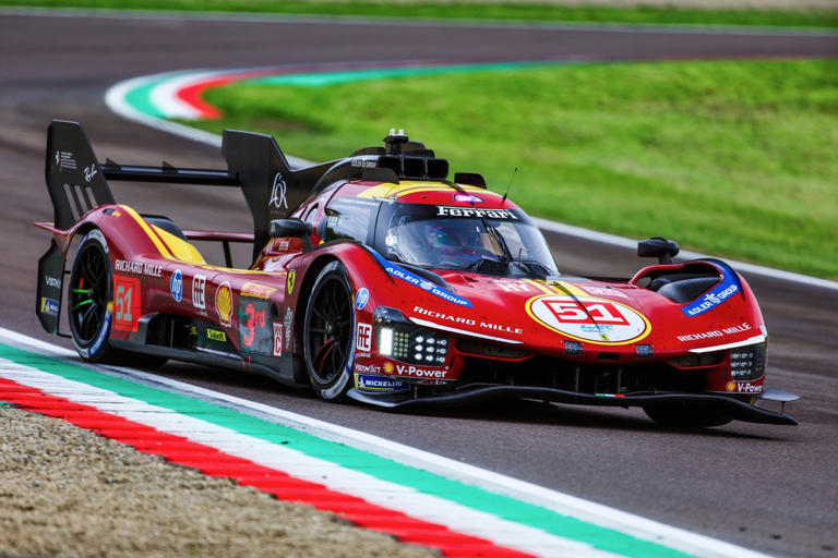WEC Imola: Giovinazzi grabs pole in Ferrari 1-2 as Rossi tops LMGT3