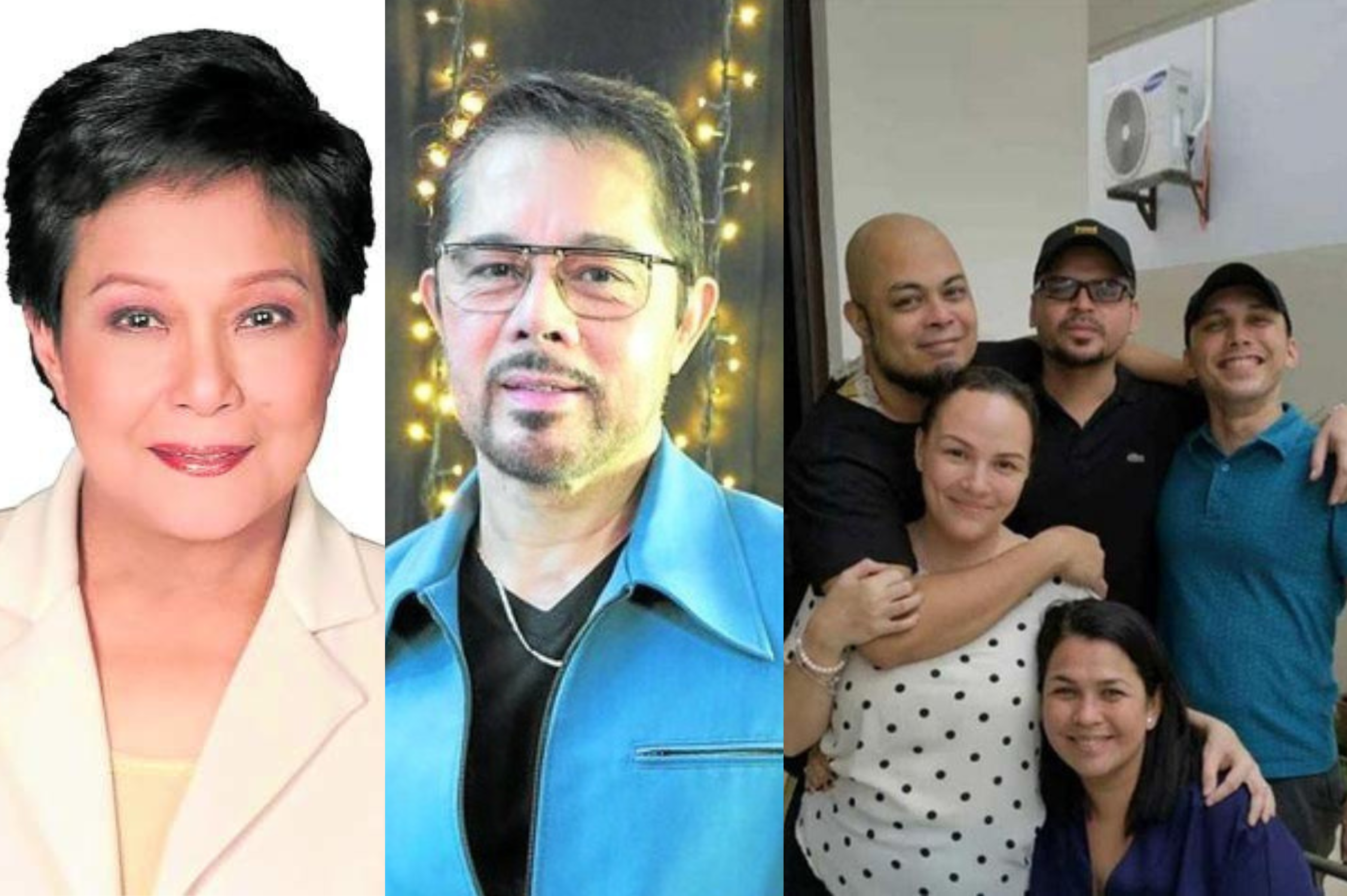 Christopher de Leon tearfully reunites with ex-wife Nora Aunor, hugs kids