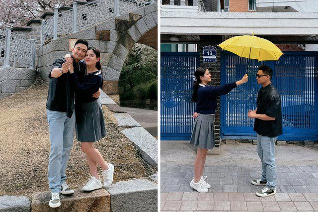Shaira Diaz and EA Guzman visit K-Drama filming locations in Korea
