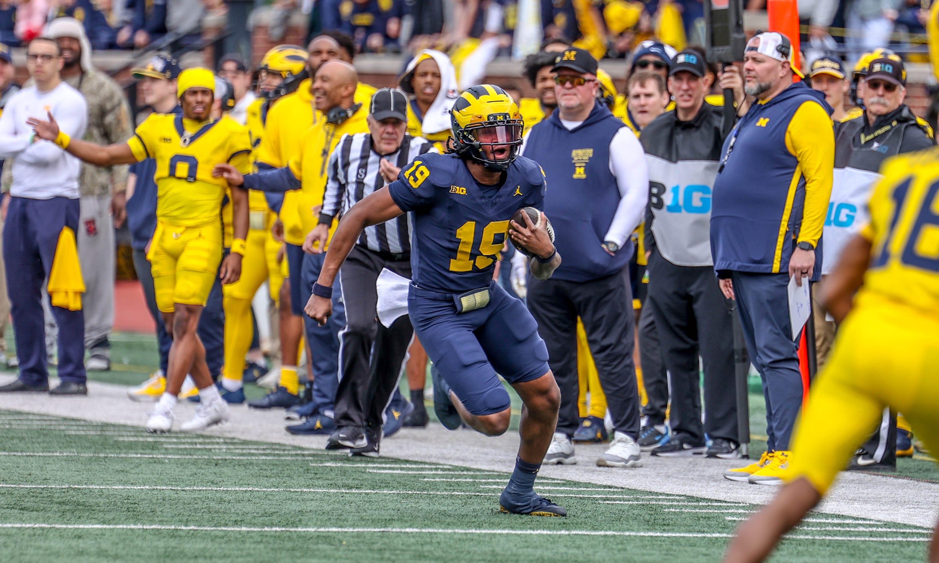 Michigan football QB Bryce Underwood tells BTN 'Nobody's seen a