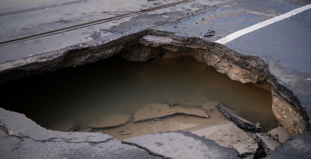Father And Son Die After Being Swallowed By A Sinkhole