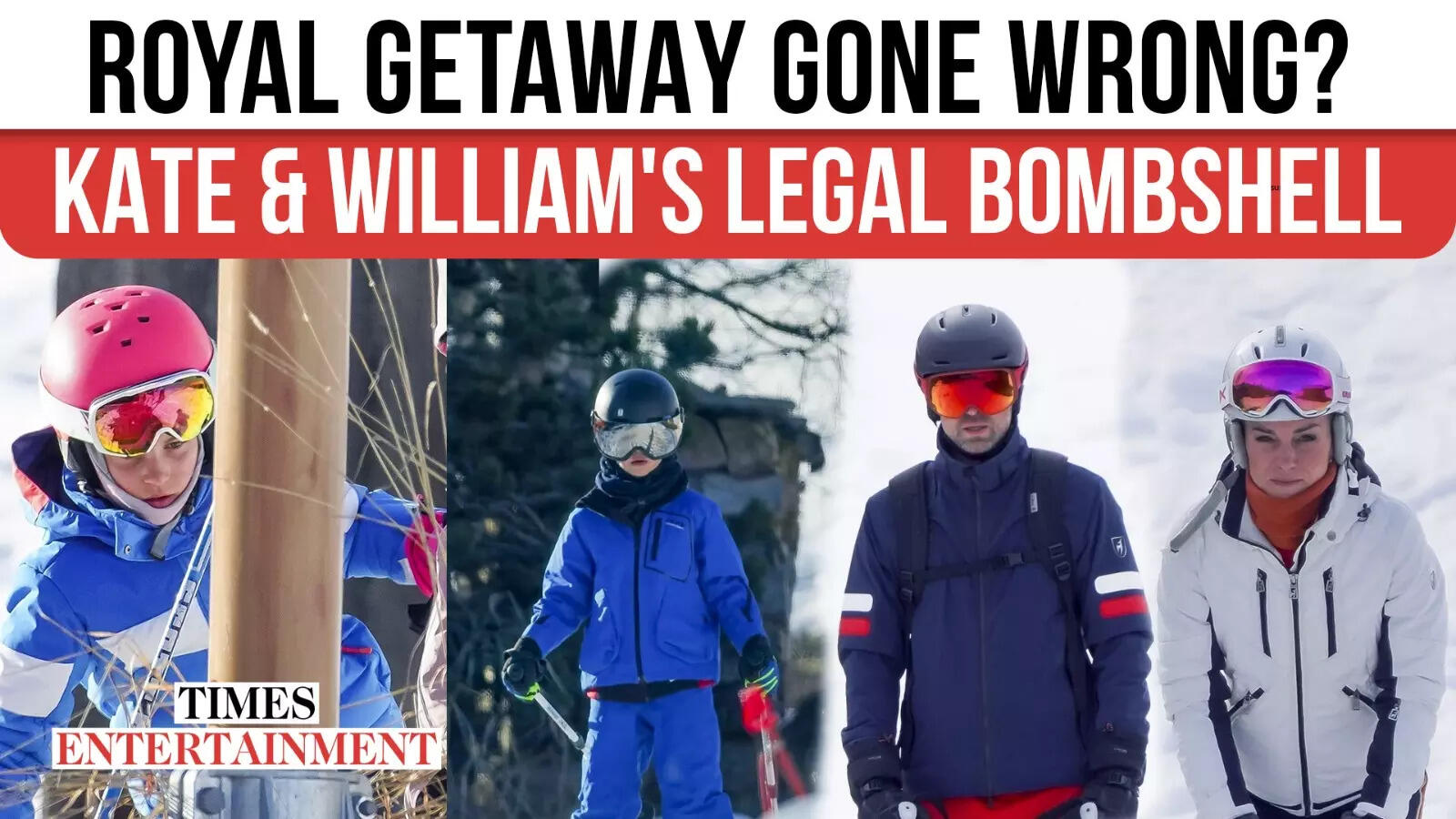 Kate Middleton & Prince William's Family Ski Trip Sparks Legal