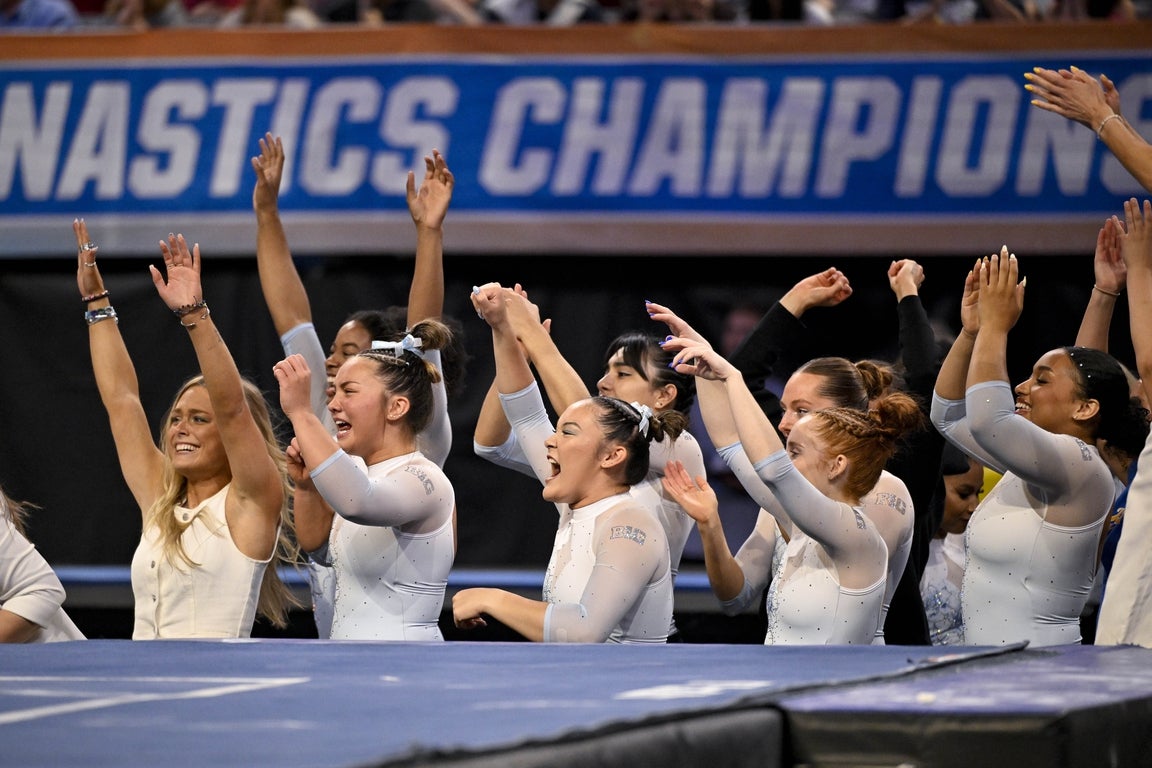 Unfiltered moments from NCAA women’s gymnastics, in captivating images