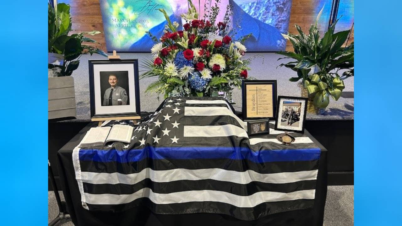 Officer who died just weeks away from graduating police academy laid to