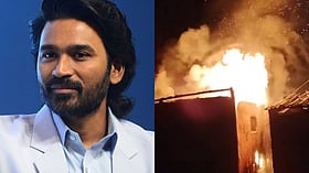 Massive Fire Breaks Out On Sets Of Dhanush's Idly Kadai In Tamil Nadu