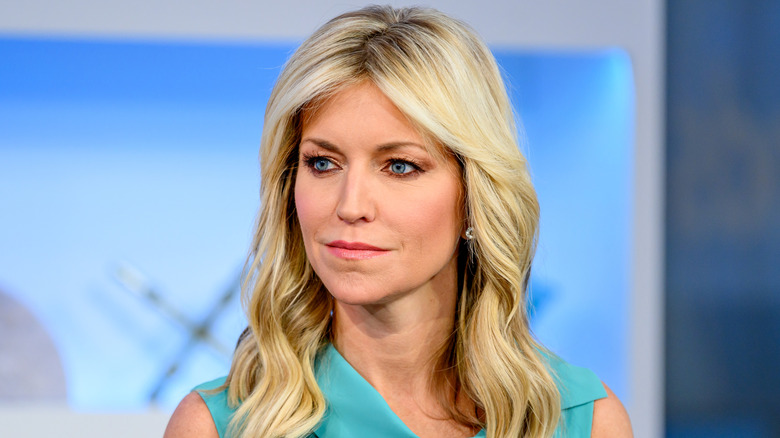 Ainsley Earhardt on set on "Fox and Friends"