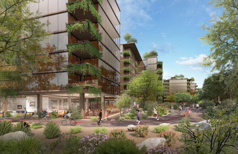 The project's design concept was developed during a drought