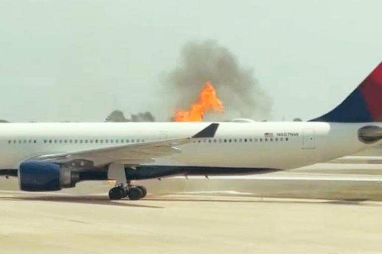 Delta Plane Bursts Into Flames on Orlando Runway as Passengers Evacuate