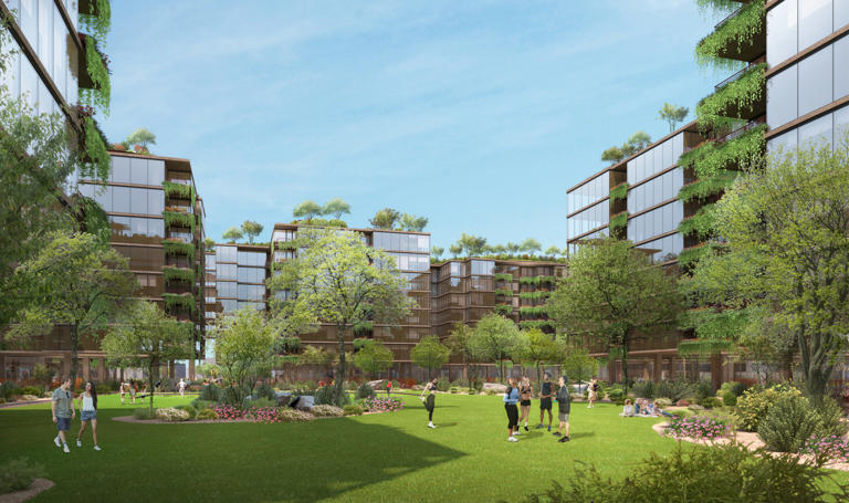 Optima has designed a six-building apartment complex in Scottsdale