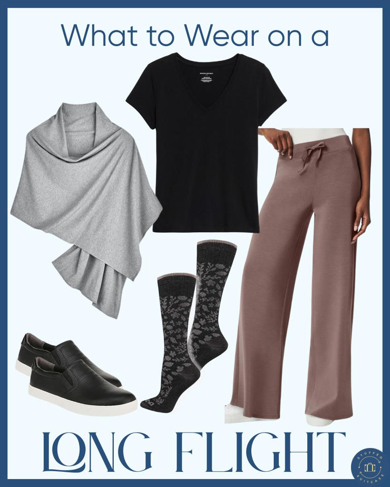 What to wear on a long haul flight (my outfit formula)