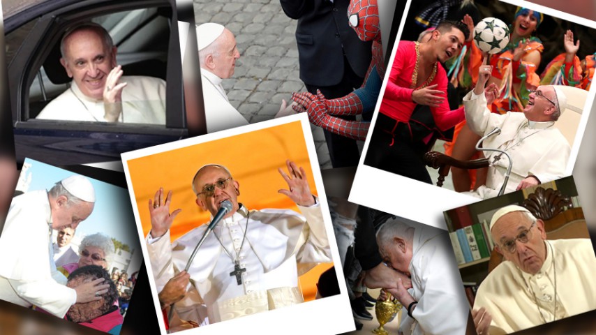 14 of Pope Francis’ most iconic moments in pictures