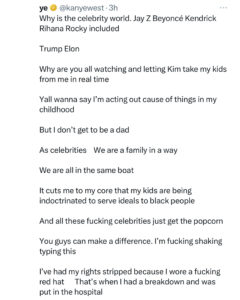 Kanye West Breaks Down Online: Says He Hasn’t Seen His Son Saint in