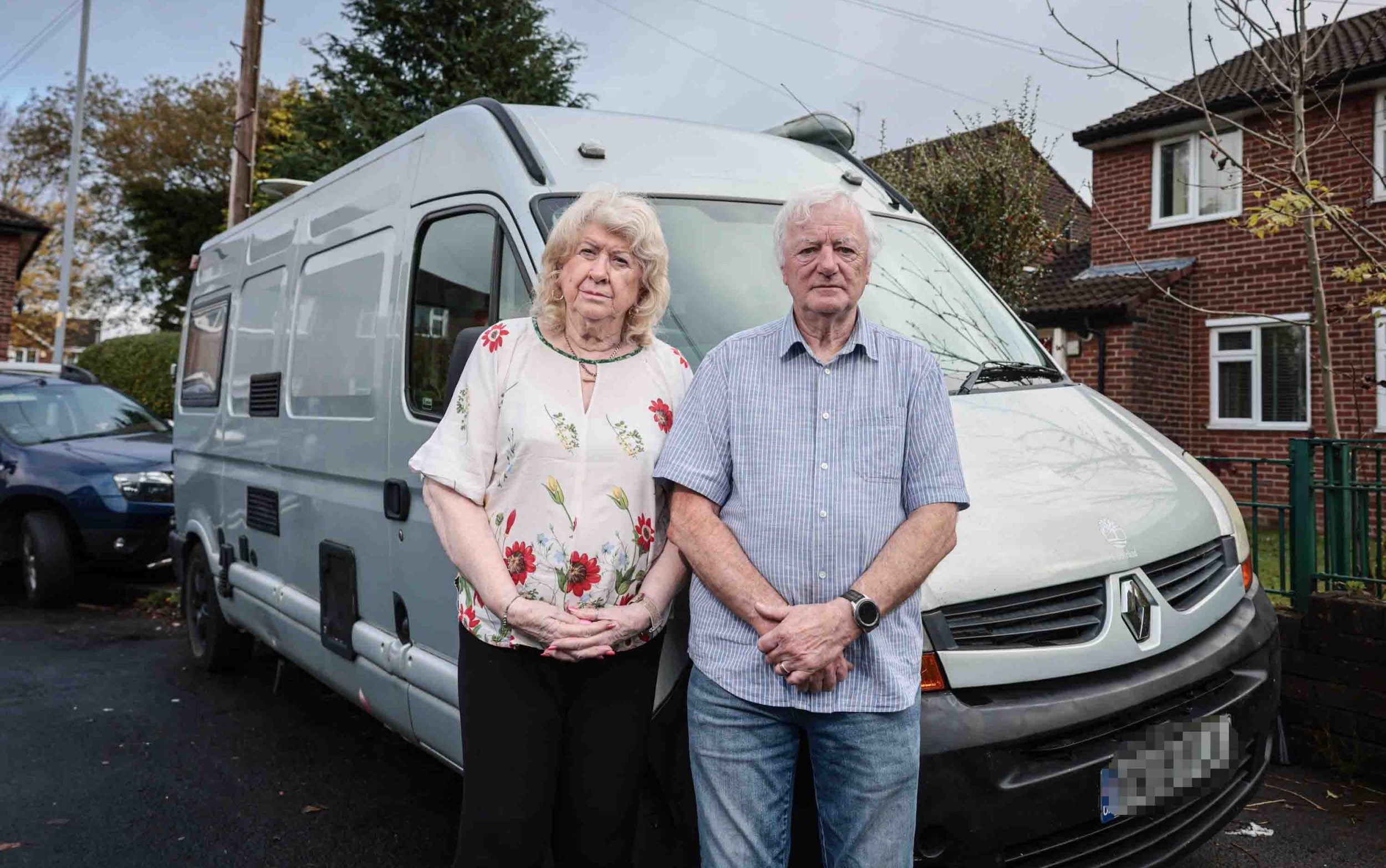 Peter and Anne Hughes were fined £6,000 after a would-be illegal migrant hid in their van