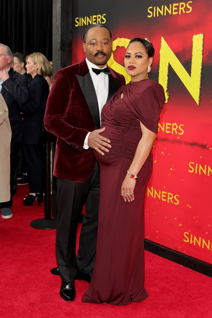(L-R) Ryan Coogler and Zinzi Coogler attend the Warner Bros Pictures “Sinners” New York Premiere at AMC Lincoln Square Theater on April 03, 2025 in New York City.