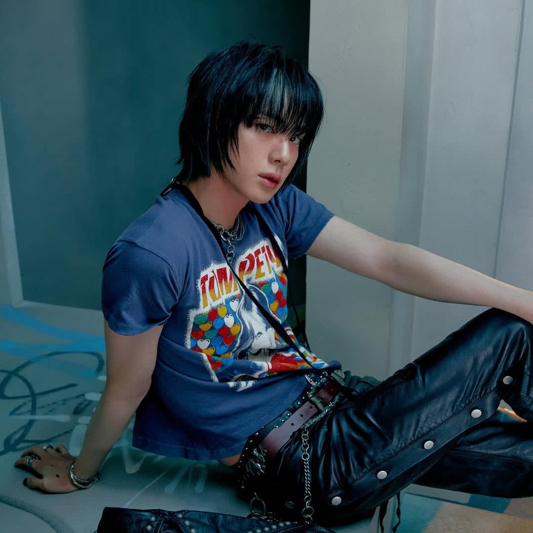 BTS's Jin Stuns Fans With Bold Rock Star Transformation for