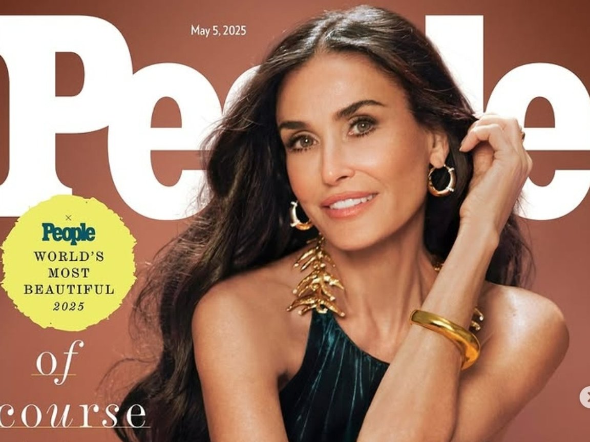 Demi Moore is 'World's Most Beautiful' at age 62