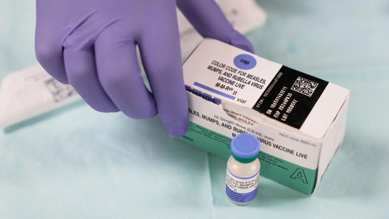 Nearly two-thirds of adults have heard the false claim that the measles-mumps-rubella (MMR) vaccine causes autism, according to a new survey.