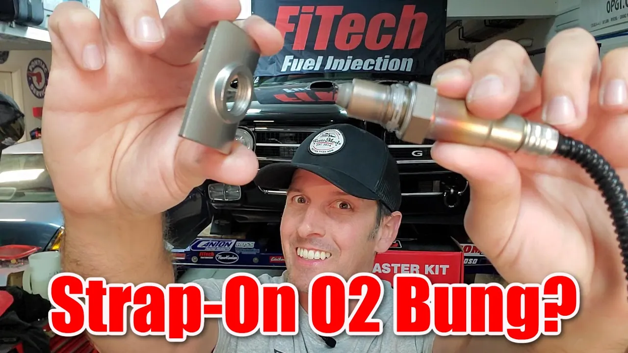 Fuel Injection Conversion, Part 5 O2 Sensor Install with No Welding! FiTech