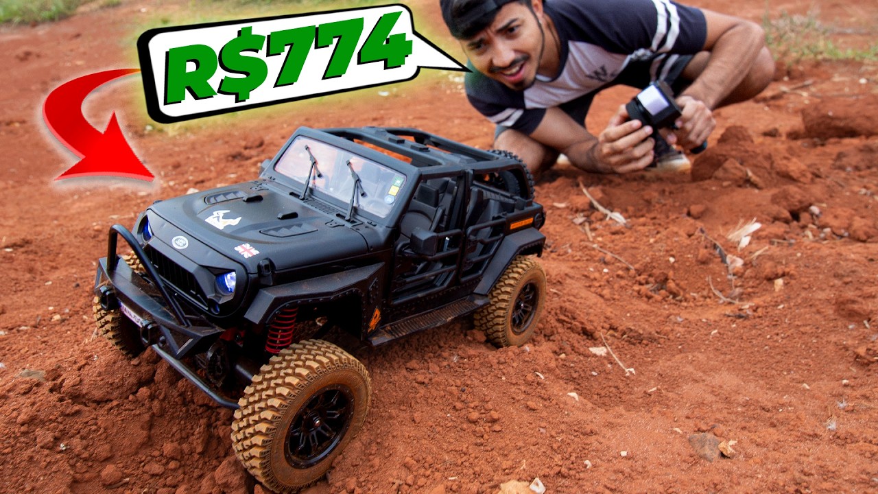 PESADO! Comprei o NOVO Carro de Controle Remoto Crawler off road 4x4
