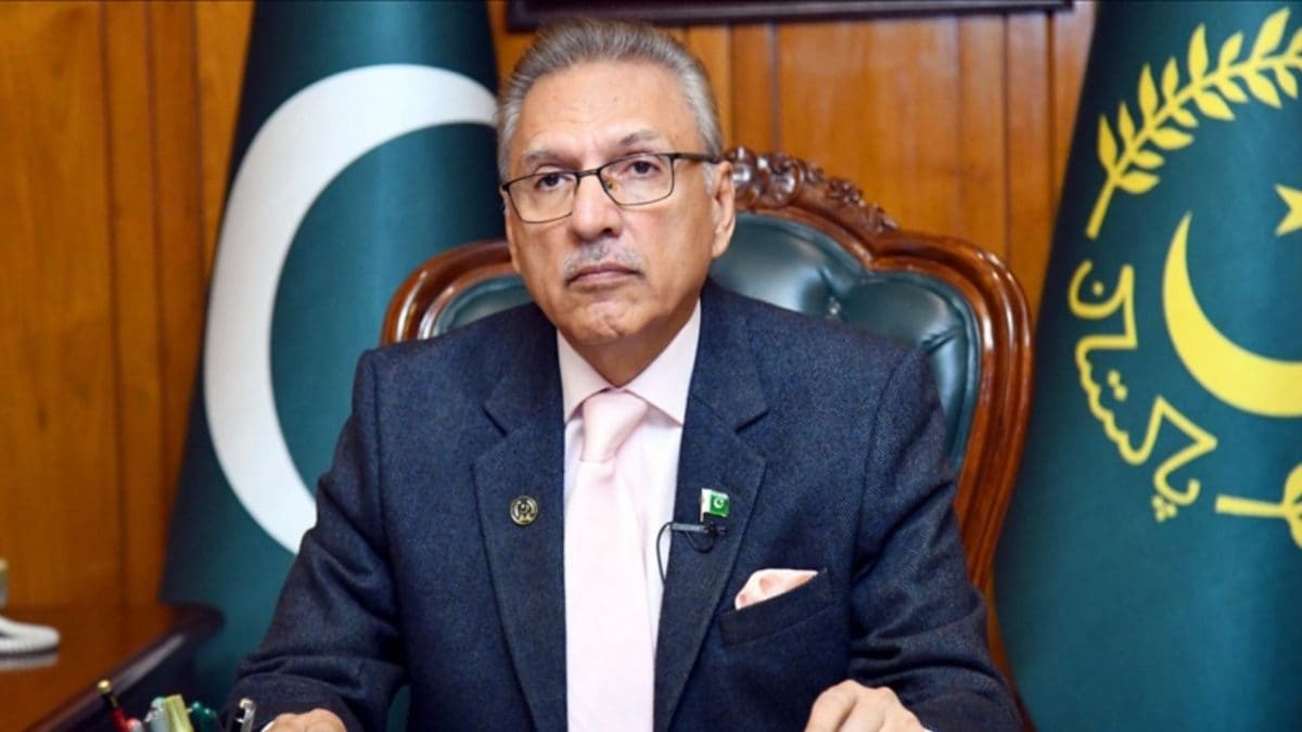 Dr. Arif Alvi, the former Pakistani president (File photo)