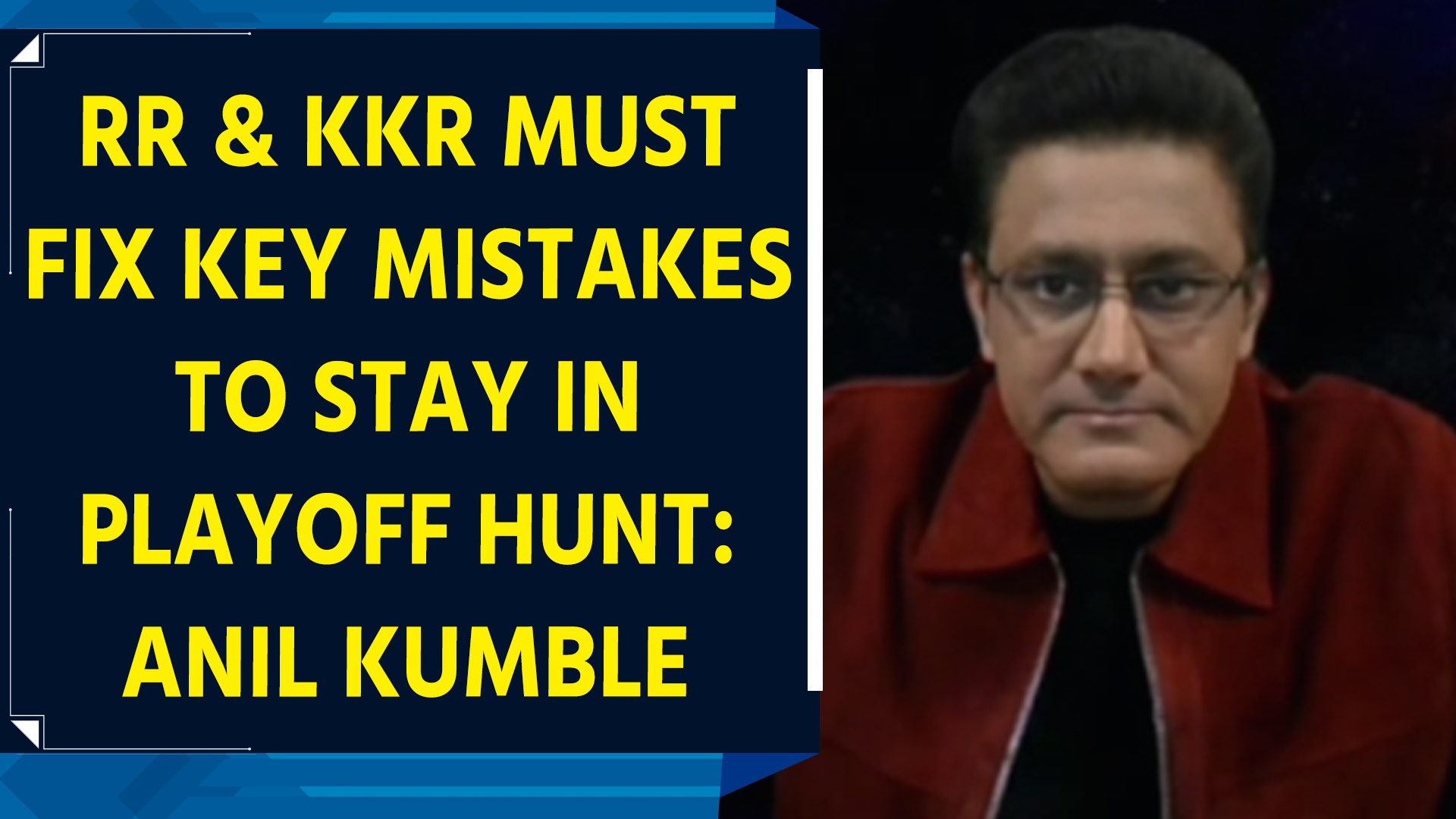 RR & KKR must fix key mistakes to stay in playoff hunt: Anil Kumble