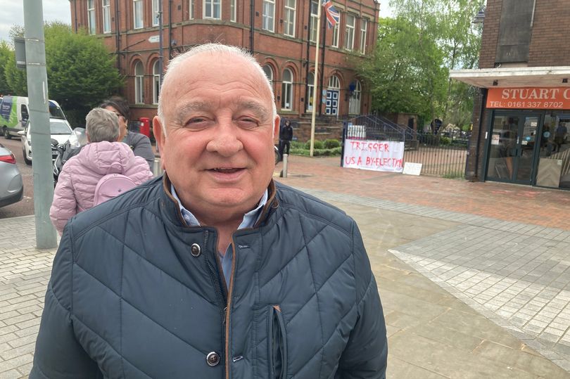 'Andrew Gwynne, in the bin'... Protesters call on suspended MP to resign