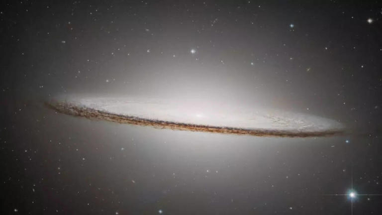 NASA’s Hubble Space Telescope marks 35 years with a captivating new view of the Sombrero Galaxy’s hat-like structure
