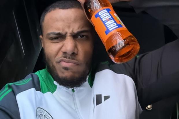British rapper AJ Tracey dons Celtic jersey before Glasgow show
