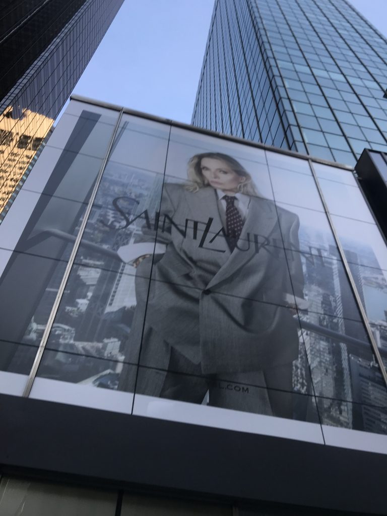 Michelle Pfeiffer in Saint Laurent’s summer campaign.