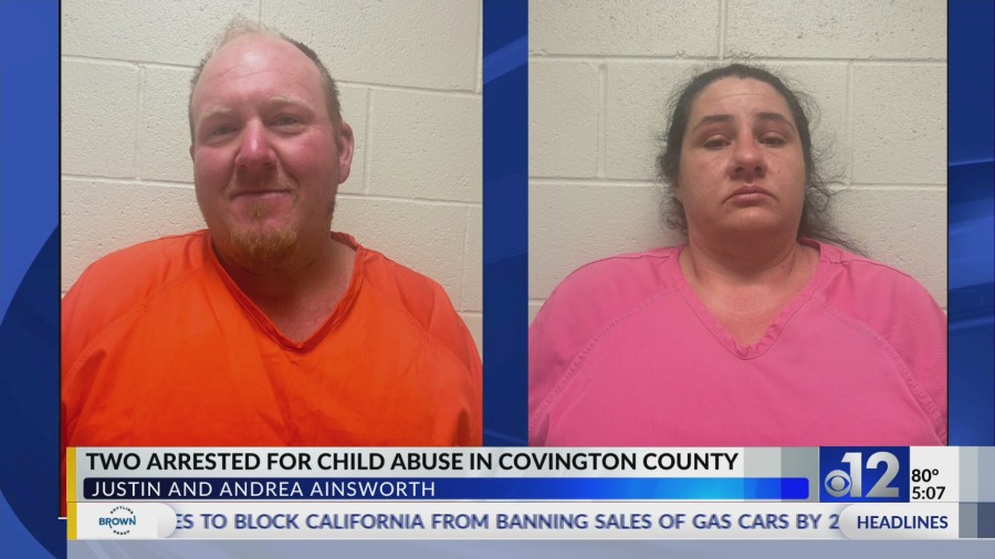Covington County couple arrested for child abuse
