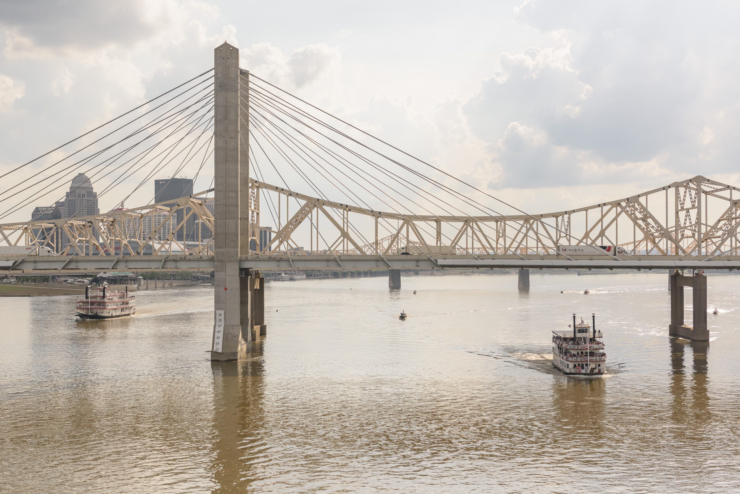 Clark Memorial Bridge could be redesigned with fewer lanes under new ...