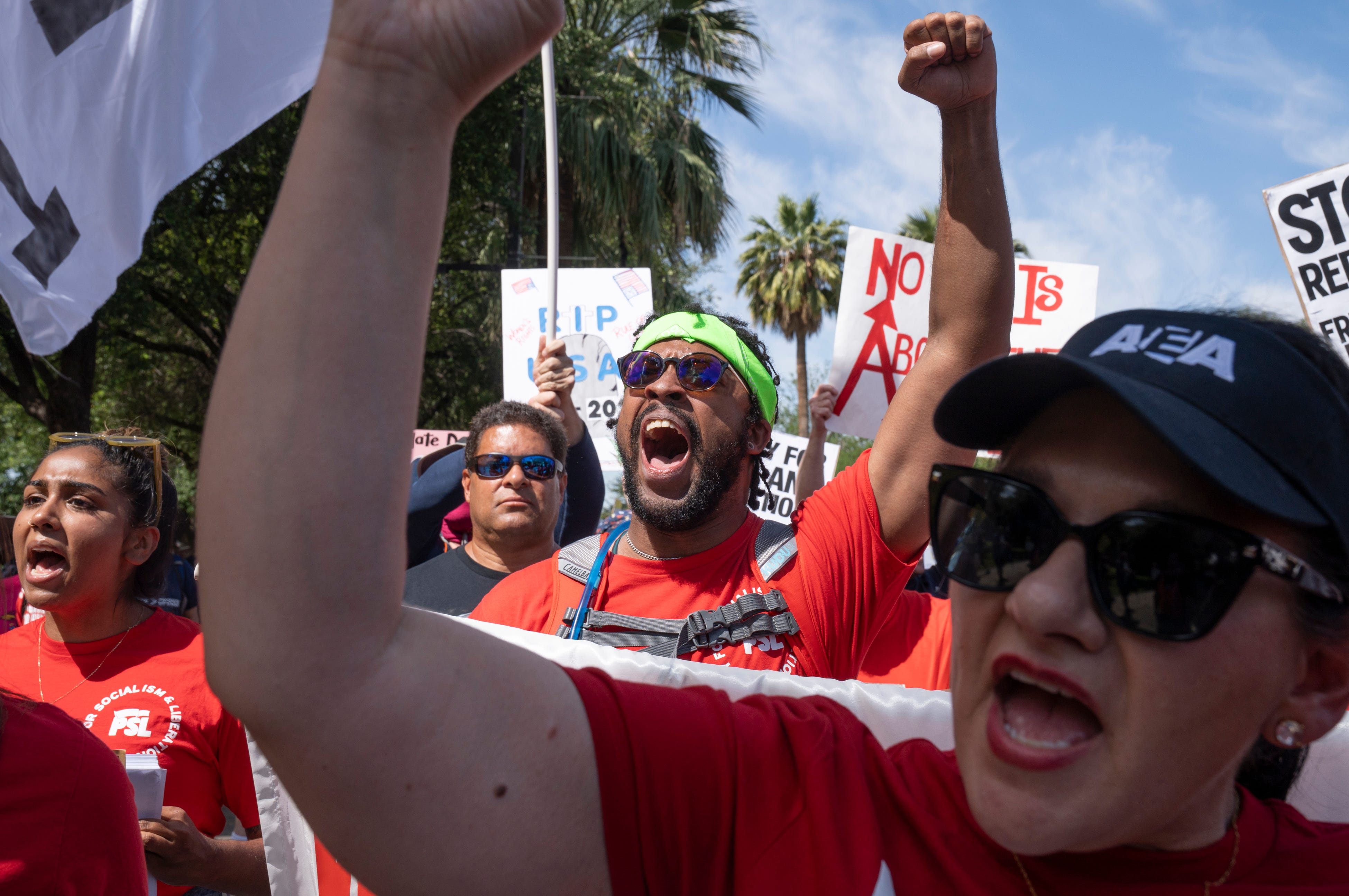 See May Day protesters rally against Trump administration across the US