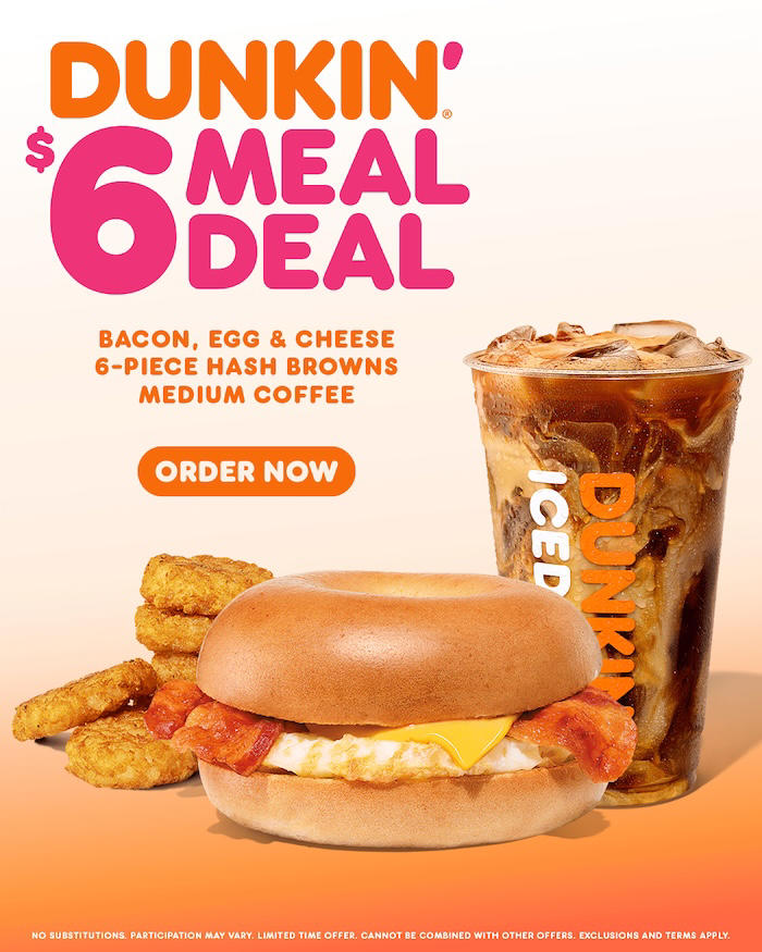 Dunkin’® celebrates main character energy with $6 Meal Deal starring ...