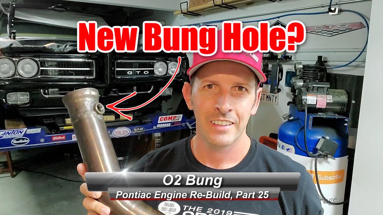 How to install an Oxygen (o2) Sensor Bung, in your classic Muscle Car