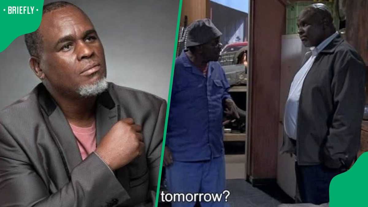 Skeem Saam' star Thabo Masoga is a security guard