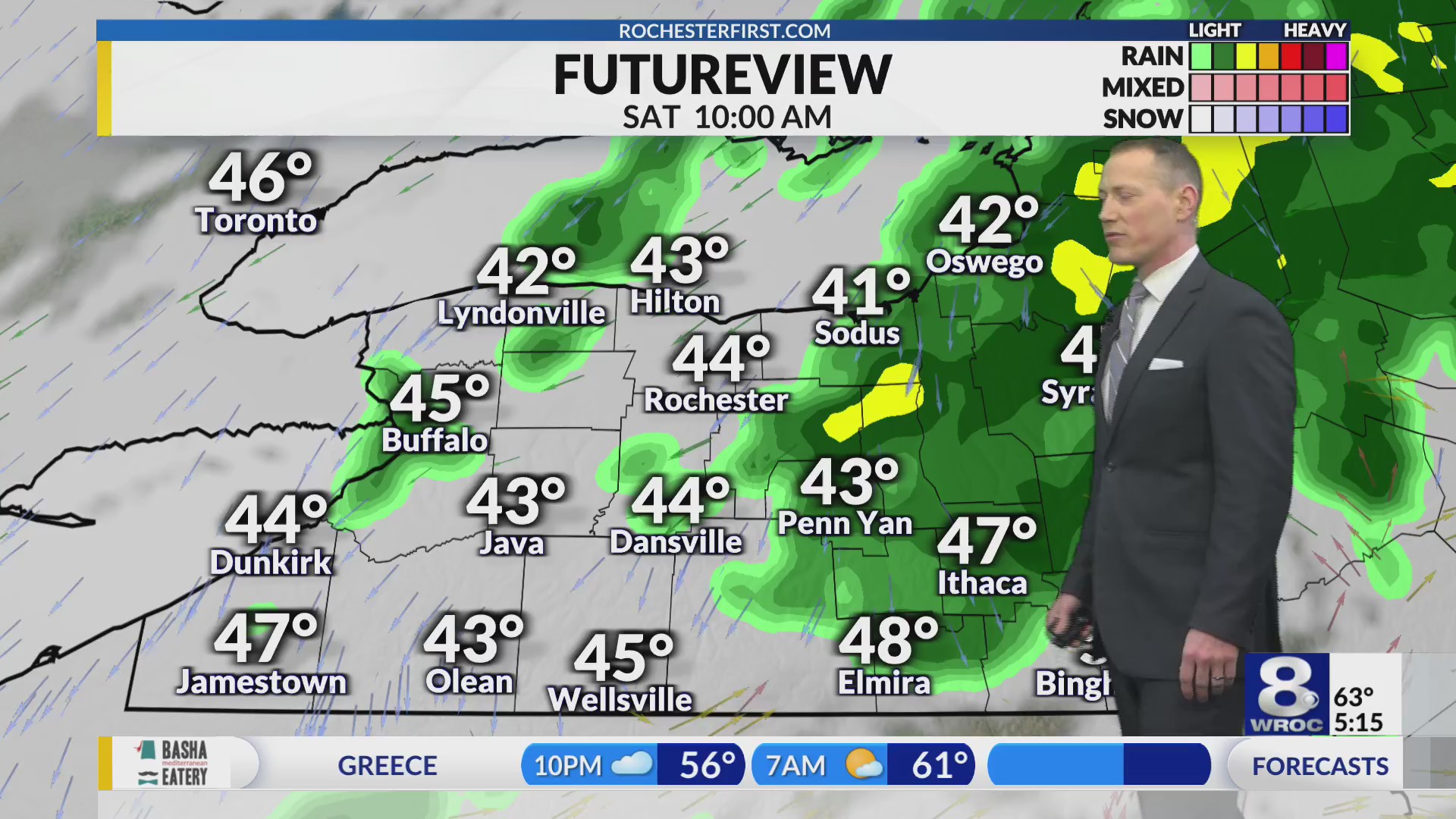 Rochester's Friday morning forecast update