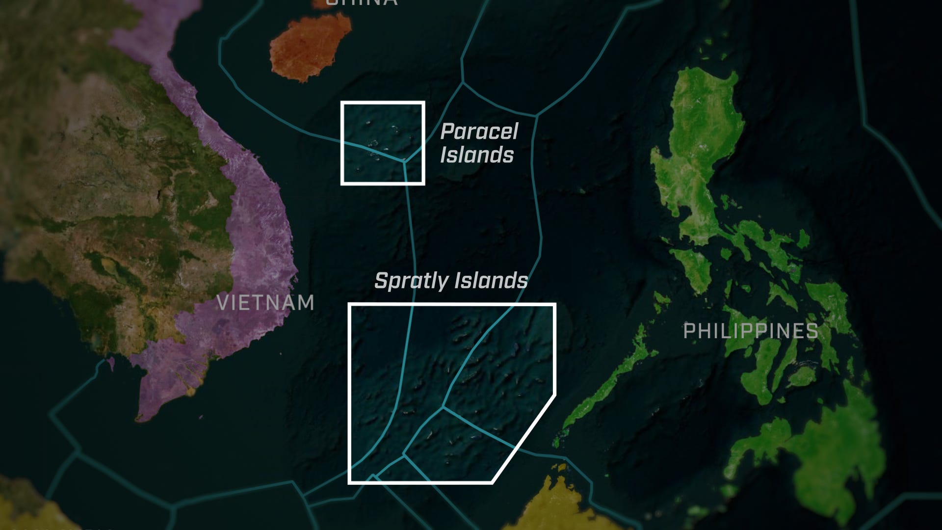 China claims an island in the South China Sea. Satellite images show ...