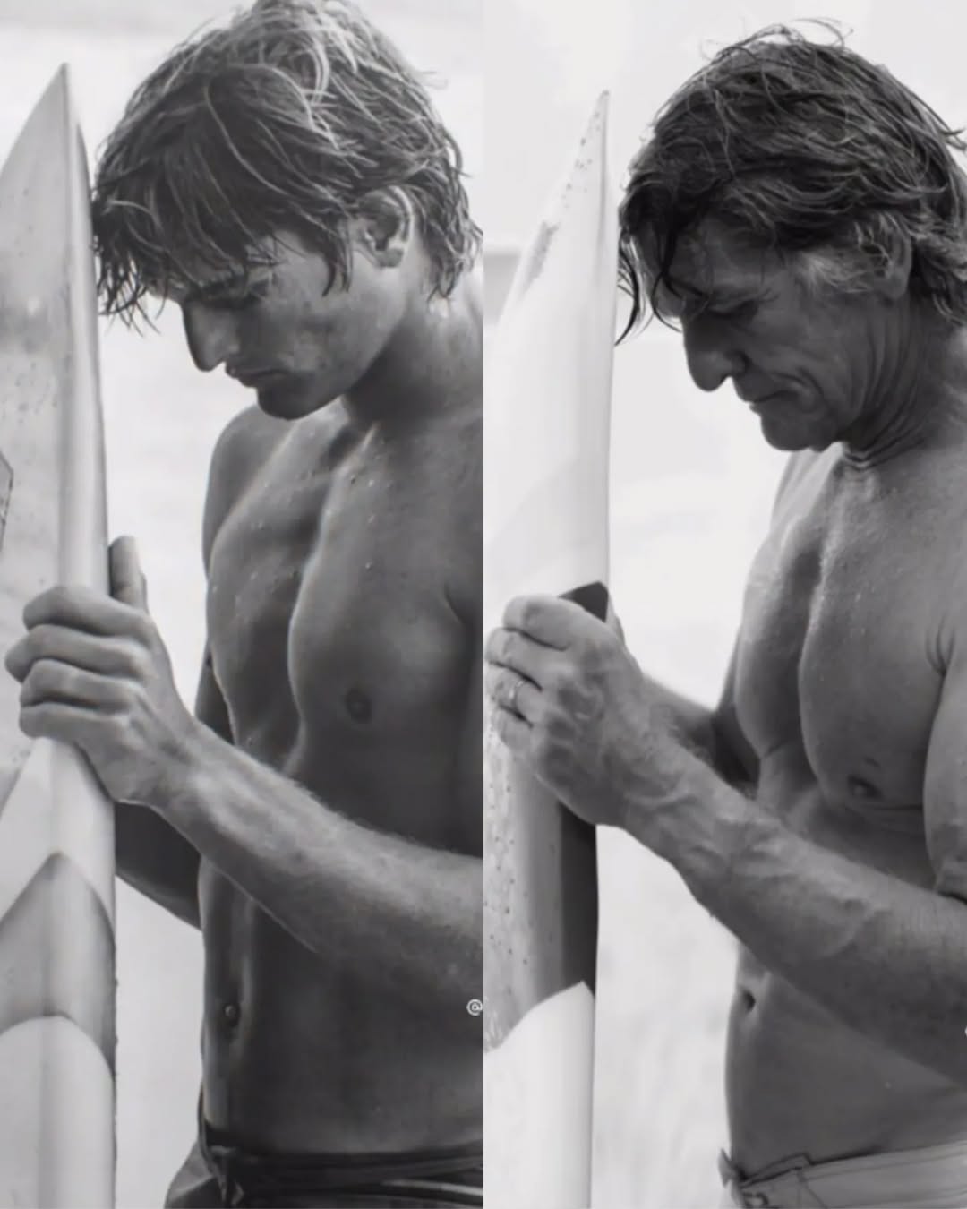 Model father’s legacy lives on as son recreates his iconic photos