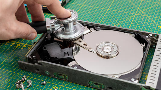 hard drive diagnostics with stethoscope
