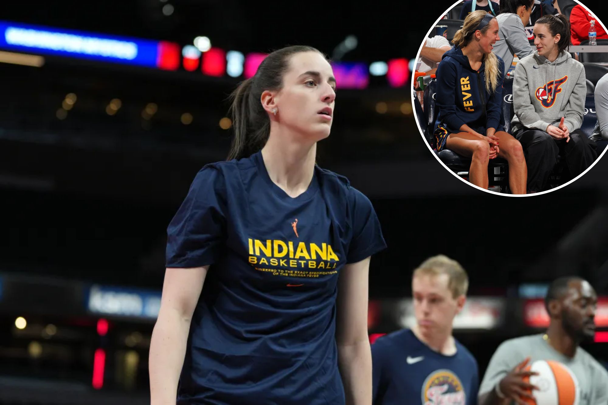 Caitlin Clark misses game for first time in six years with leg issue